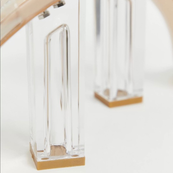 ASOS Public Desire Alia clear strap heeled sandals - Picture 2 of 4